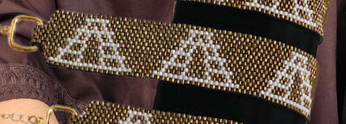 Authentic Wixarika Miyuki Bracelet "Piramide" - Tenku Designs