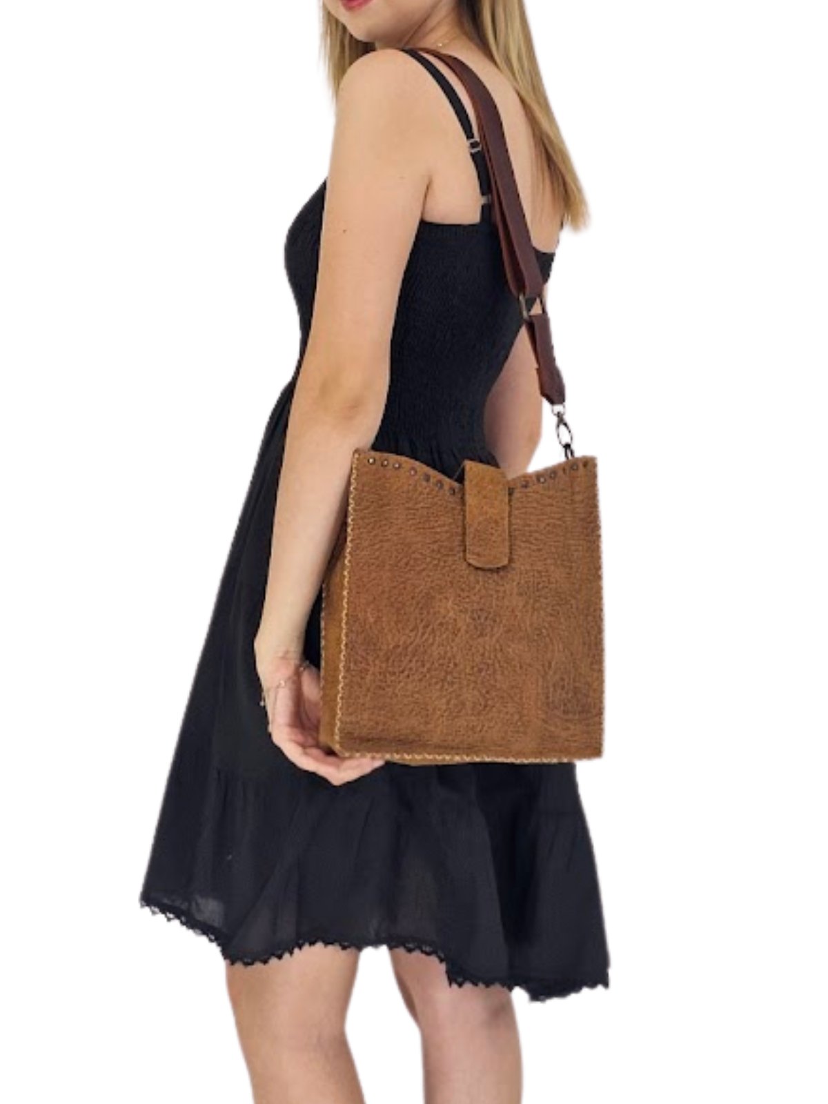 College Tote Light Brown * - Tenku Designs