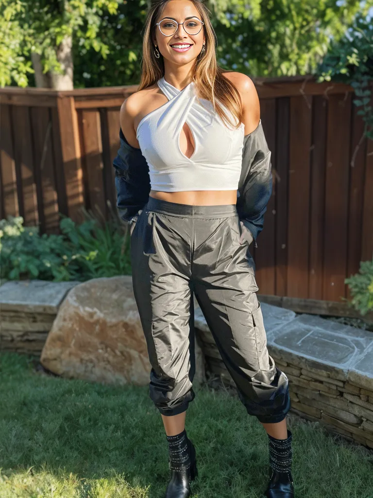 Cross Neck Cut Out Halter Top White - Tenku Designs