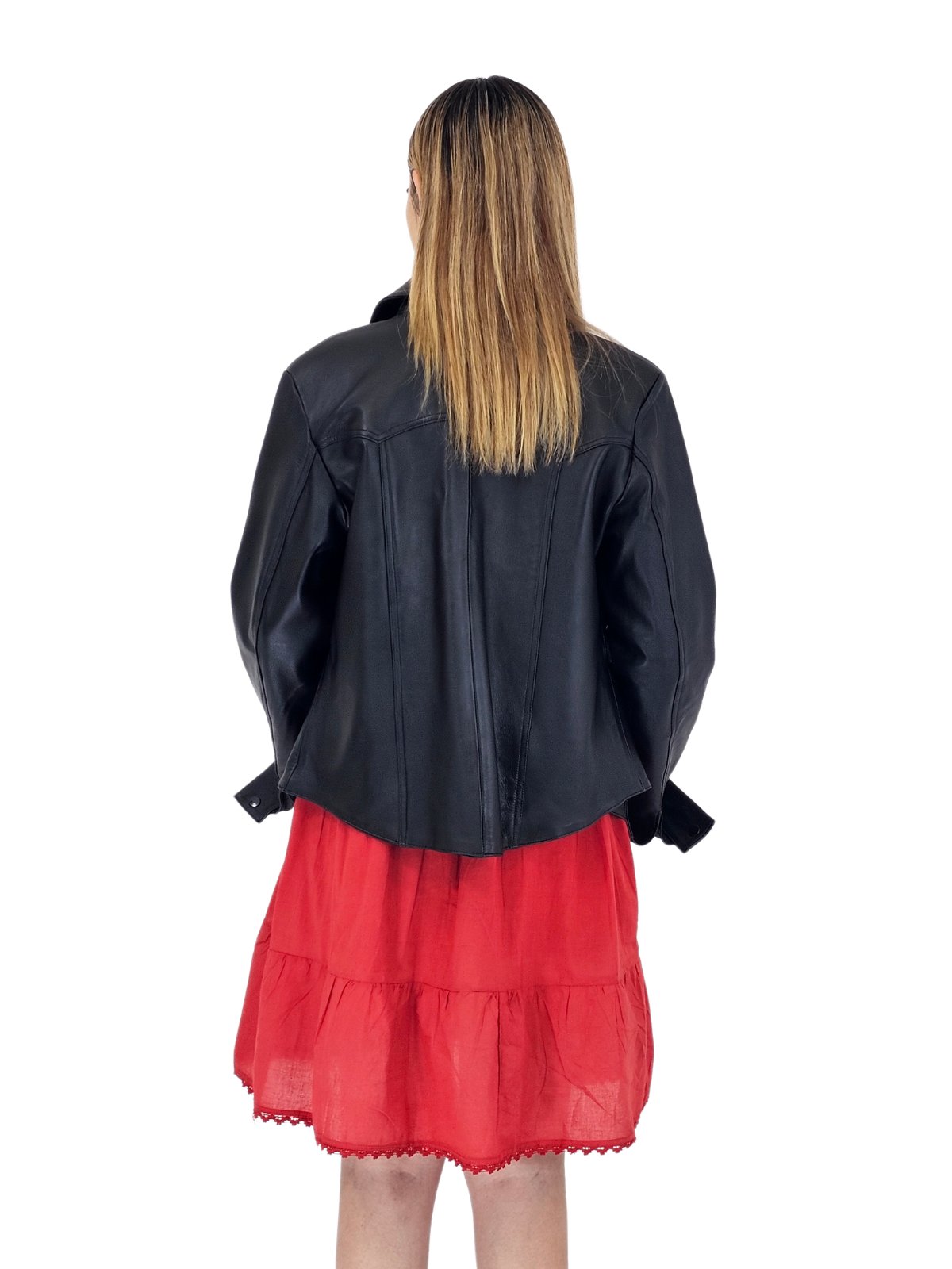 Red Cotton Spaghetti Strap Dress – Smocked Fit | Tenku Designs - Tenku Designs