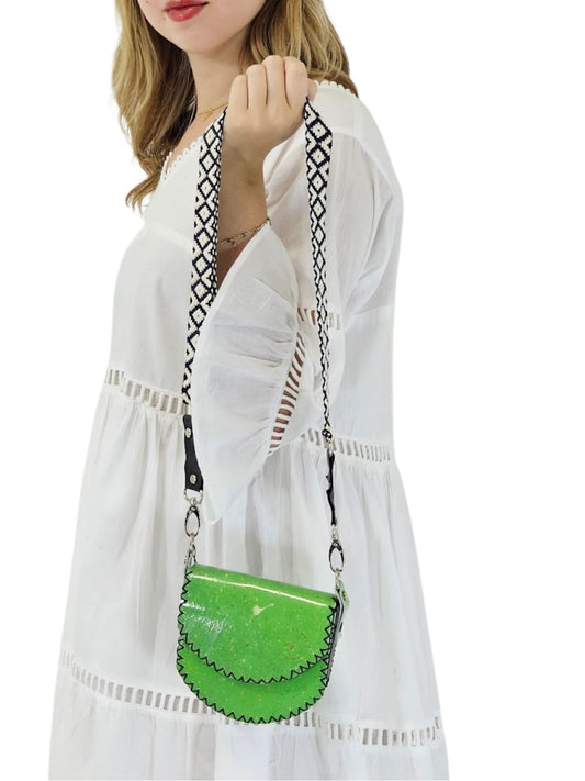Saddle Bag Green - Tenku Designs